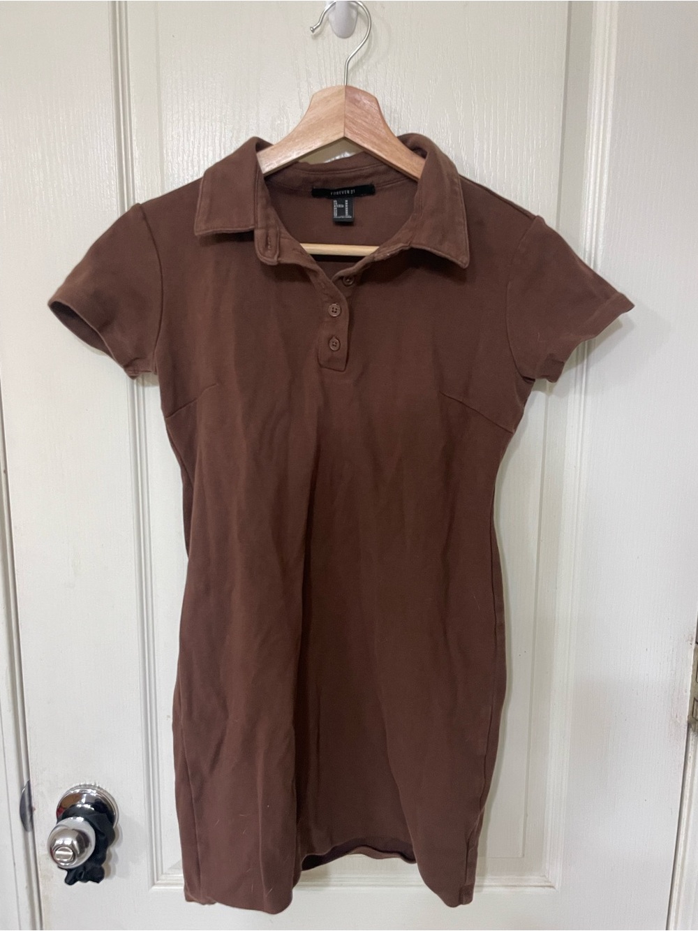 Forever 21 Brown Polo Tunic Dress